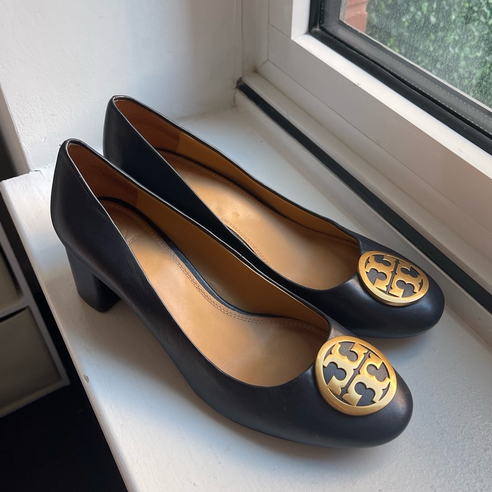 Tory Burch black heels size 9.5